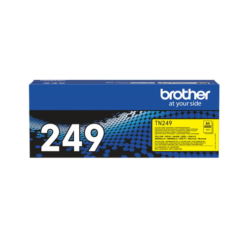 Toner TN-249Y Jaune pour imprimante Laser Brother - 0