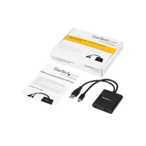 MST Hub - mDP to 2x DisplayPort - Connectique TV/Hifi/Video - 6