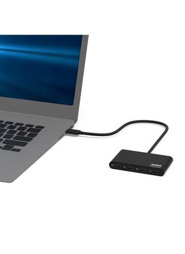 Port USB-C - 4 ports - Hub Port - Cybertek.fr - 3
