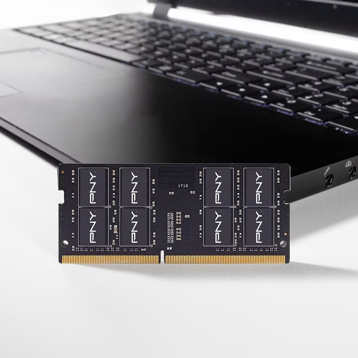 PNY MN8GSD43200-SI (1x8Go DDR4 3200Mhz) BULK - Mémoire PC portable - 3
