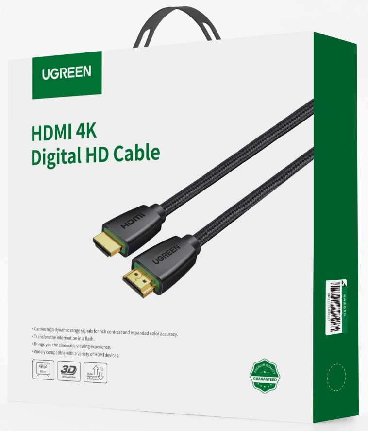 Câble HDMI 2.0 Highspeed + Ethernet mâle/mâle - 2m - 1