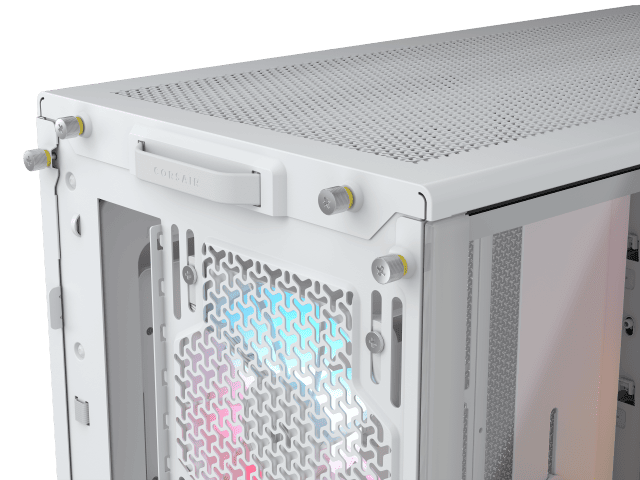 Corsair FRAME 4000D LCD RS ARGB Blanc Blanc - Boîtier PC Corsair - 8