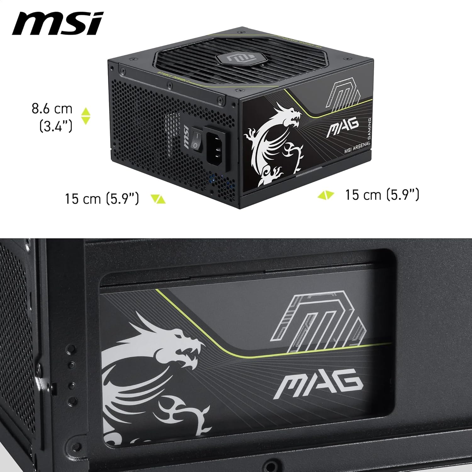 MSI 80+ BRONZE (650W) - Alimentation MSI - Cybertek.fr - 6