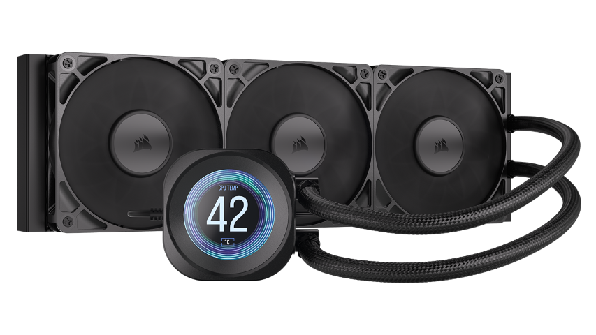 Corsair NAUTILUS 360 RS LCD - 360mm - Noir - Watercooling Corsair - 0