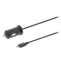 Cybertek Chargeur Voiture Lightning - Noir (CH-009BL) - Achat / Vente Chargeur sur Cybertek.fr - 1