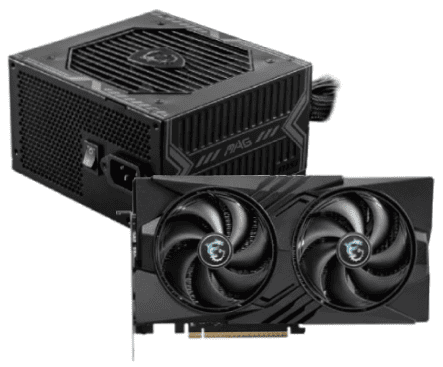 Kit Upgrade PC MSI RTX 5060 8G GAMING OC + MAG A650BN Noir Cybertek