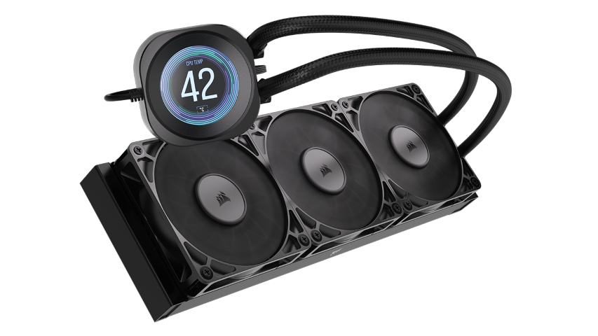 Corsair NAUTILUS 360 RS LCD - 360mm - Noir - Watercooling Corsair - 1