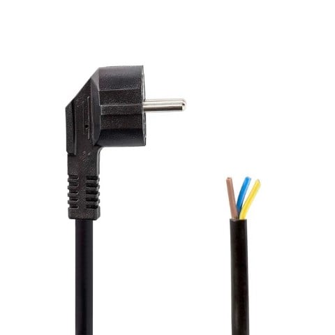 Câble alimention prise de terre mâle - Open - 3m - Connectique PC - 1