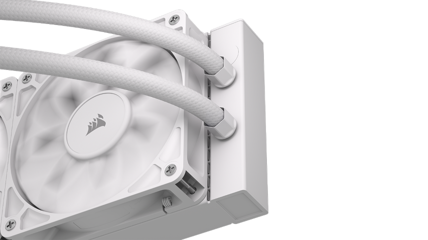 Corsair NAUTILUS 240 RS LCD - 240mm - Blanc - Watercooling - 3