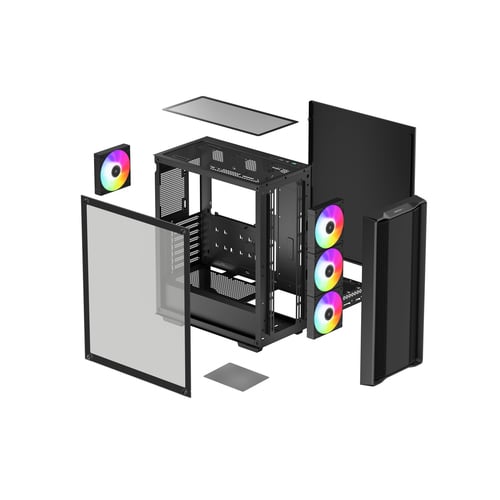 Deepcool CC560 ARGB V2 Noir Noir - Boîtier PC Deepcool - 9