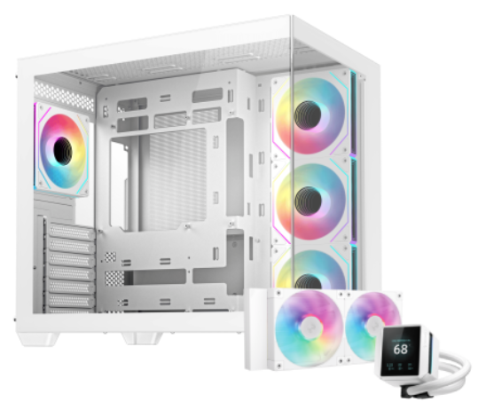 CG530 4F Blanc - MT + MYSTIQUE 240 ARGB Blanc - Cybertek.fr - 0