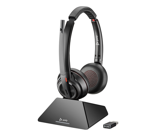 Poly Savi 8220 UC Stereo Noir - Micro-casque - Cybertek.fr - 1