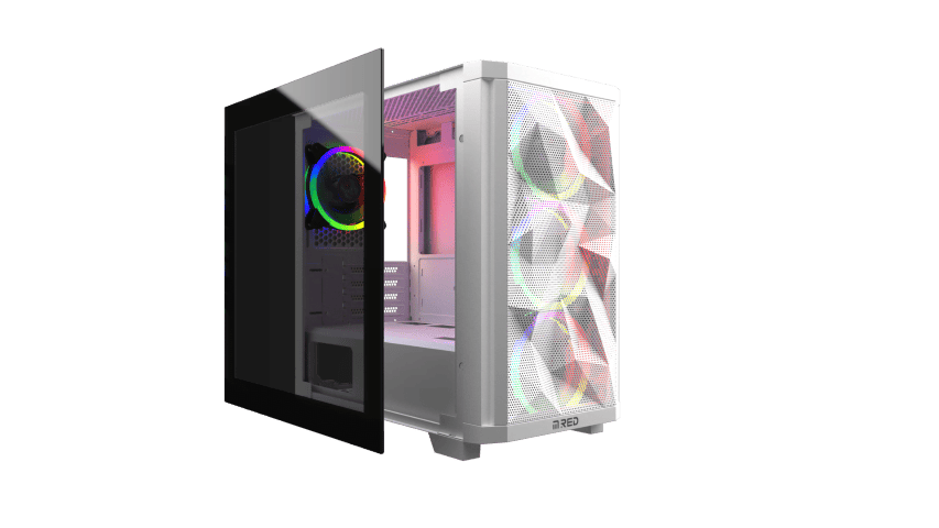 M.RED StarDust Mini Blanc ARGB Blanc - Boîtier PC M.RED - 1