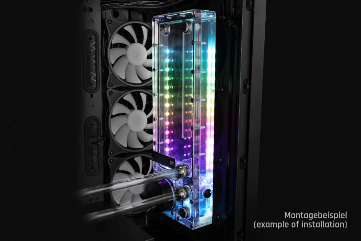 Alphacool Core Flat Reservoir 360 Right D5/VPP - Ss pompe  (15486) - Achat / Vente Accessoires watercooling sur Cybertek.fr - 5