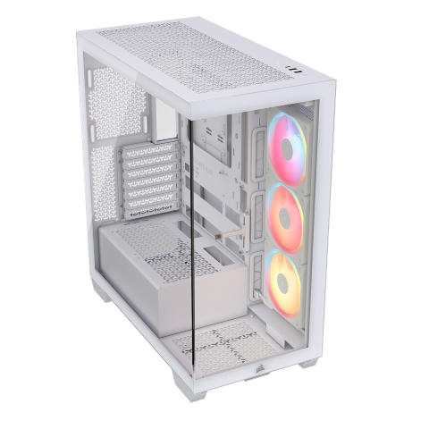 Corsair 3500X LX-R RGB ICUE LINK Blanc Blanc - Boîtier PC Corsair - 2
