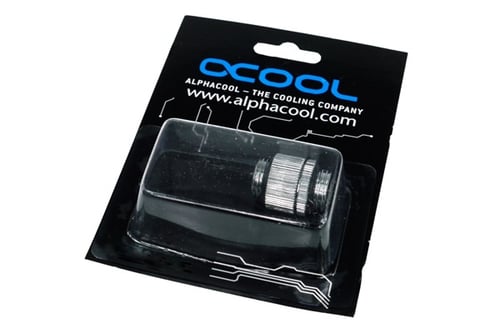 Alphacool Fitting double écrou G1/4 AG vers G1/4 AG - Chrome (17032) - Achat / Vente Accessoires watercooling sur Cybertek.fr - 1