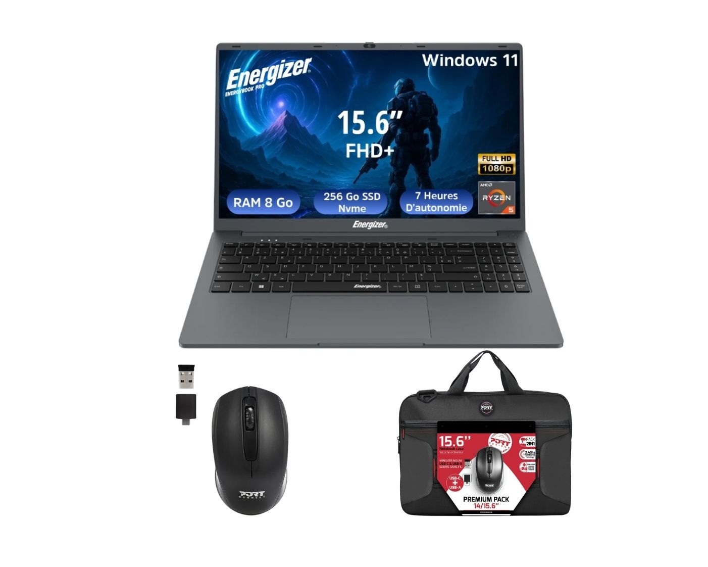 Energizer L15-R35-82AZ + 501873 - PC portable Energizer - 0