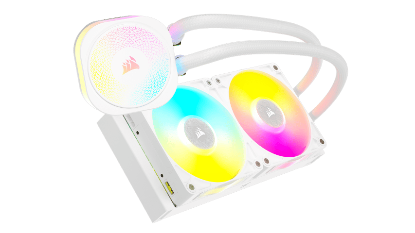 Corsair iCUE LINK TITAN - 240 RX LCD AIO/240mm - Blanc - Watercooling - 8