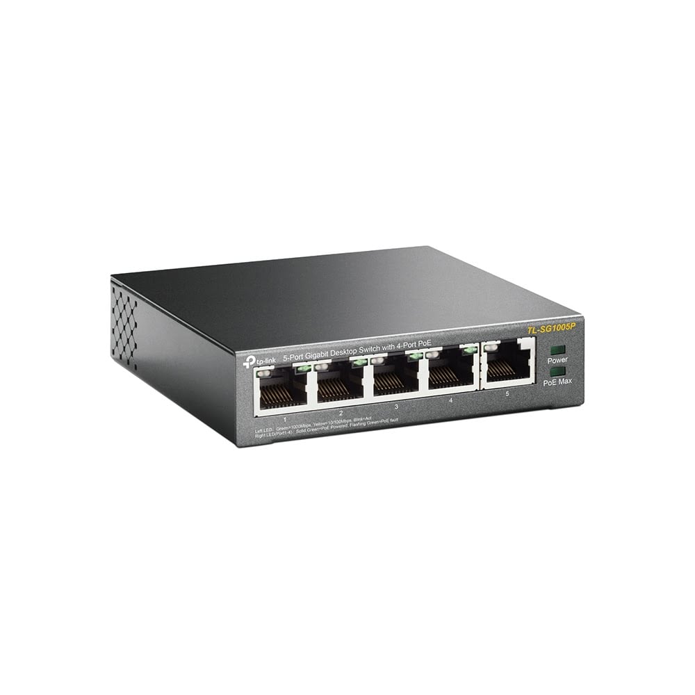 Switch TP-Link TL-SG1005P - 5 Ports Gigabit dont 4 PoE - 2