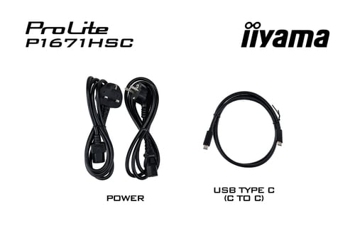 Iiyama 16 pouces  P1671HSC-B1 - Ecran PC Iiyama - Cybertek.fr - 6