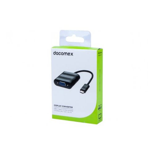 Connectique TV/Hifi/Video Dacomex Adaptateur USB3.1 C vers VGA Femelle