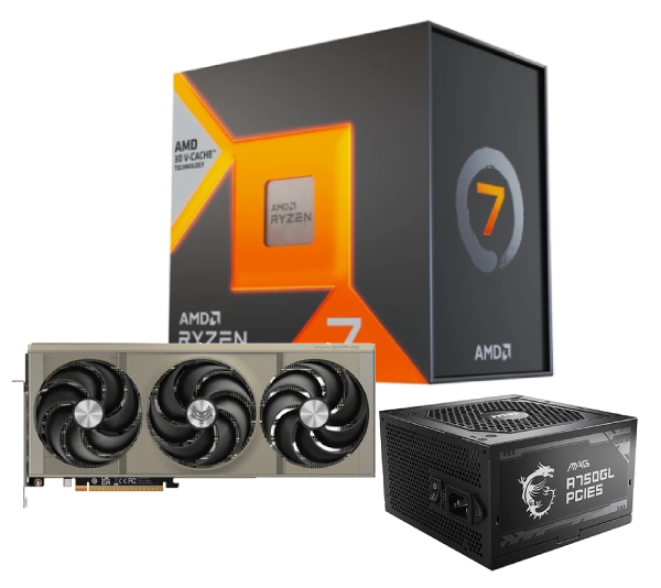 R7 7800X3D+Nitro+ Radeon RX9070XT+MAG A750GL PCIE5 - Cybertek.fr - 0