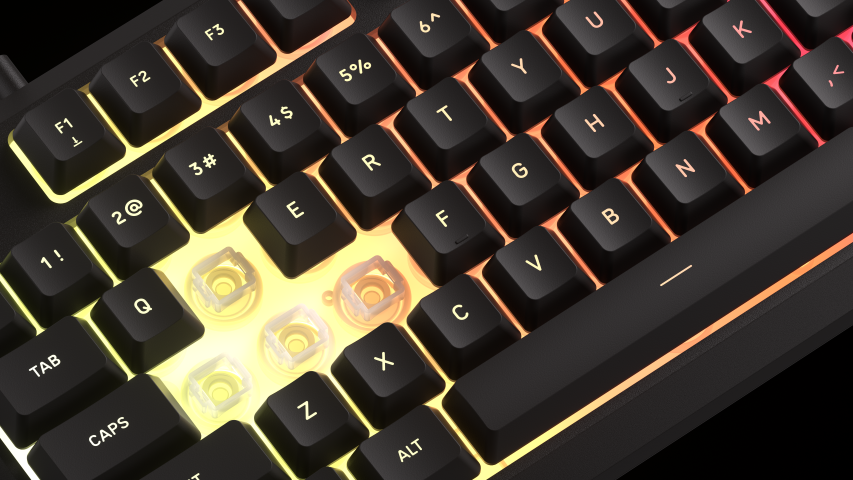 Corsair K55 Core TKL - Clavier PC Corsair - Cybertek.fr - 9