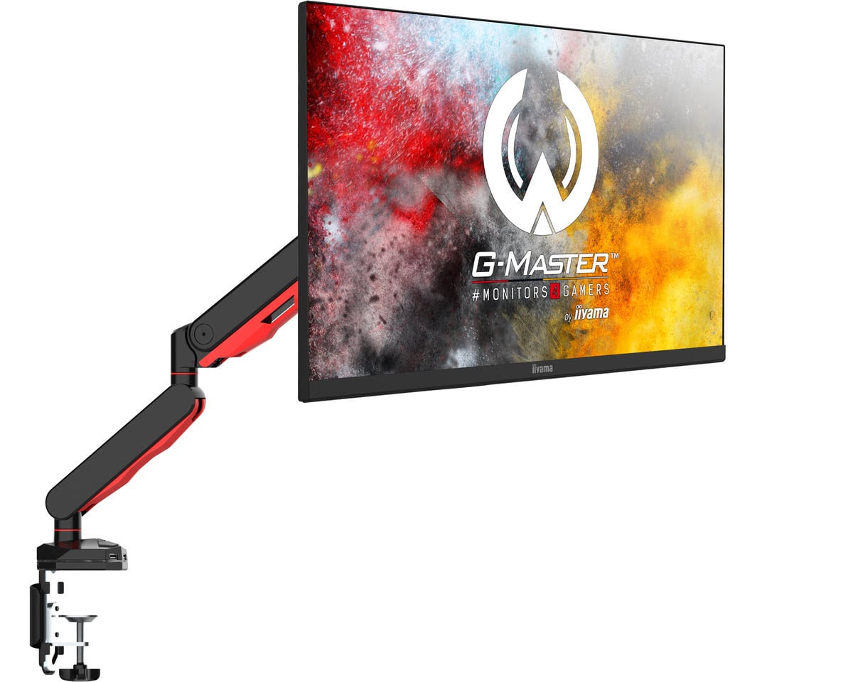 Support de bureau pneumatique 1 écran - 17" 30"# - Accessoire écran - 3