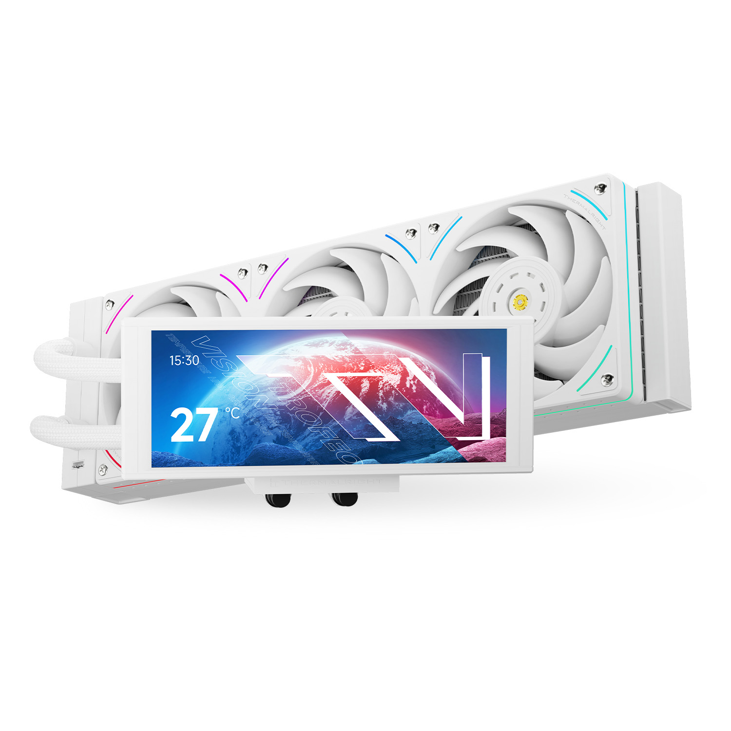 Thermalright Trofeo Vision 360 ARGB - 360mm - Blanc-Seconde Vie-Etat Satisfaisant - Watercooling - 0