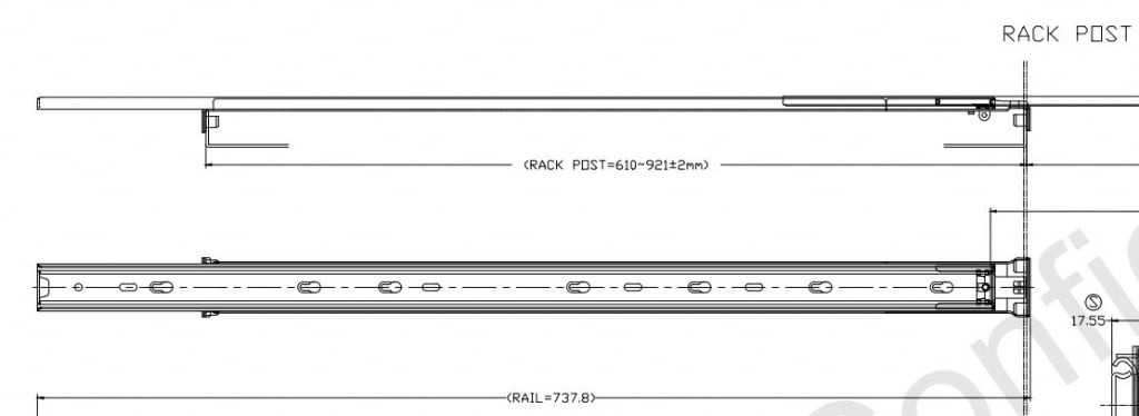 In Win 3RAMIS129500 - Kit de RAIL pour RACK INWIN  (3RAMIS129500) - Achat / Vente Réseau divers sur Cybertek.fr - 1