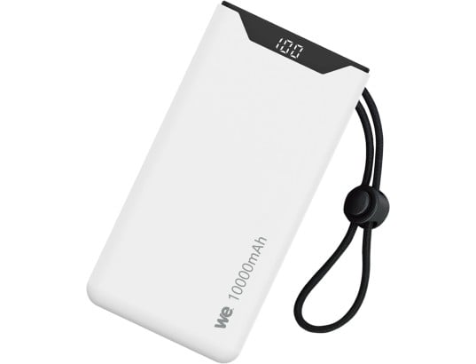 WE Externe 18W 10 000 mAh 2 ports USB A/USB C Blanc (WEBATT10000USBAUSBCB) - Achat / Vente Batterie Externe  sur Cybertek.fr - 4