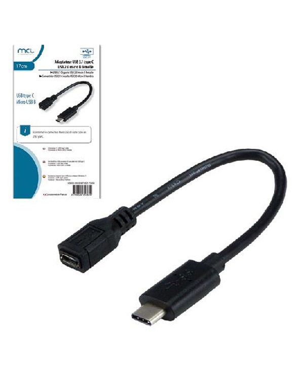 Adaptateur USB-C / Micro-USB B Femelle - Connectique PC - 0