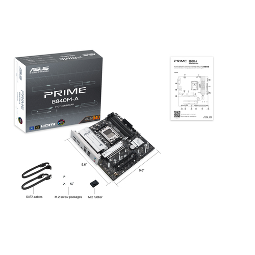 Asus PRIME B840M-A-CSM Micro-ATX  - Carte mère Asus - Cybertek.fr - 4