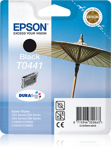 Cartouche DURABrite T0441 C64 Noire pour imprimante Jet d'encre Epson - 0