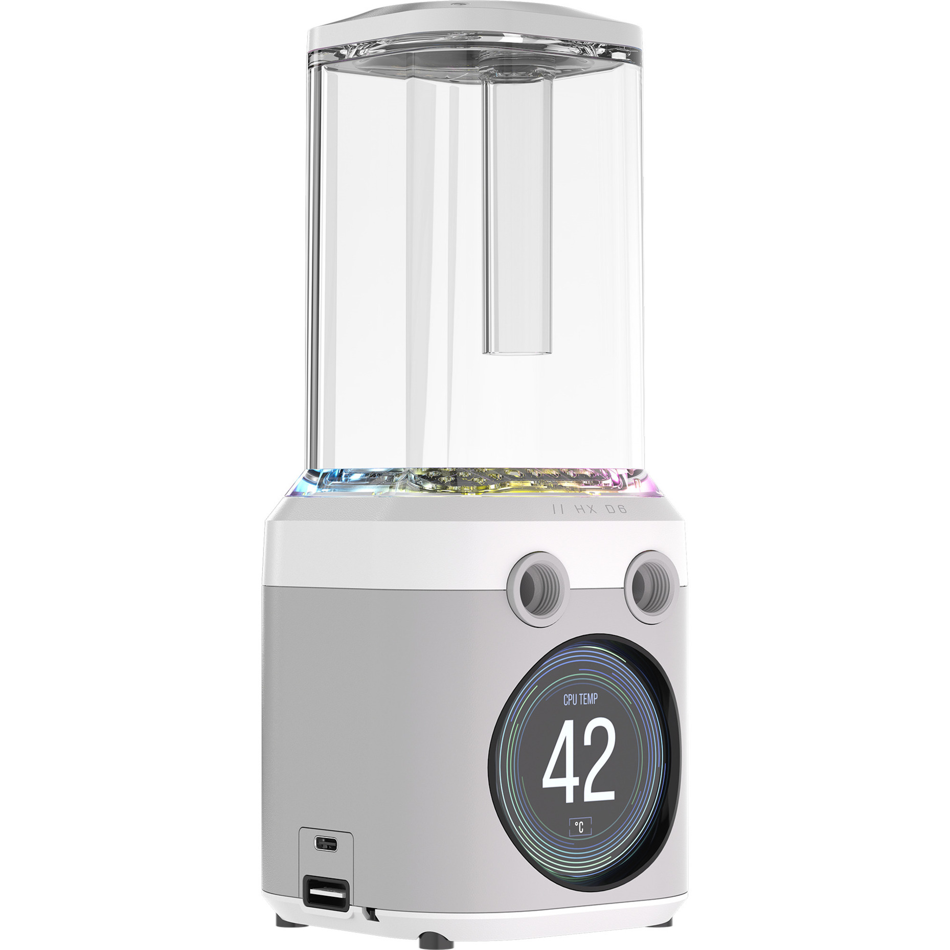 Corsair iCUE LINK XD6 RGB ELITE LCD - Blanc (CX-9040016-WW) - Achat / Vente Accessoires watercooling sur Cybertek.fr - 1
