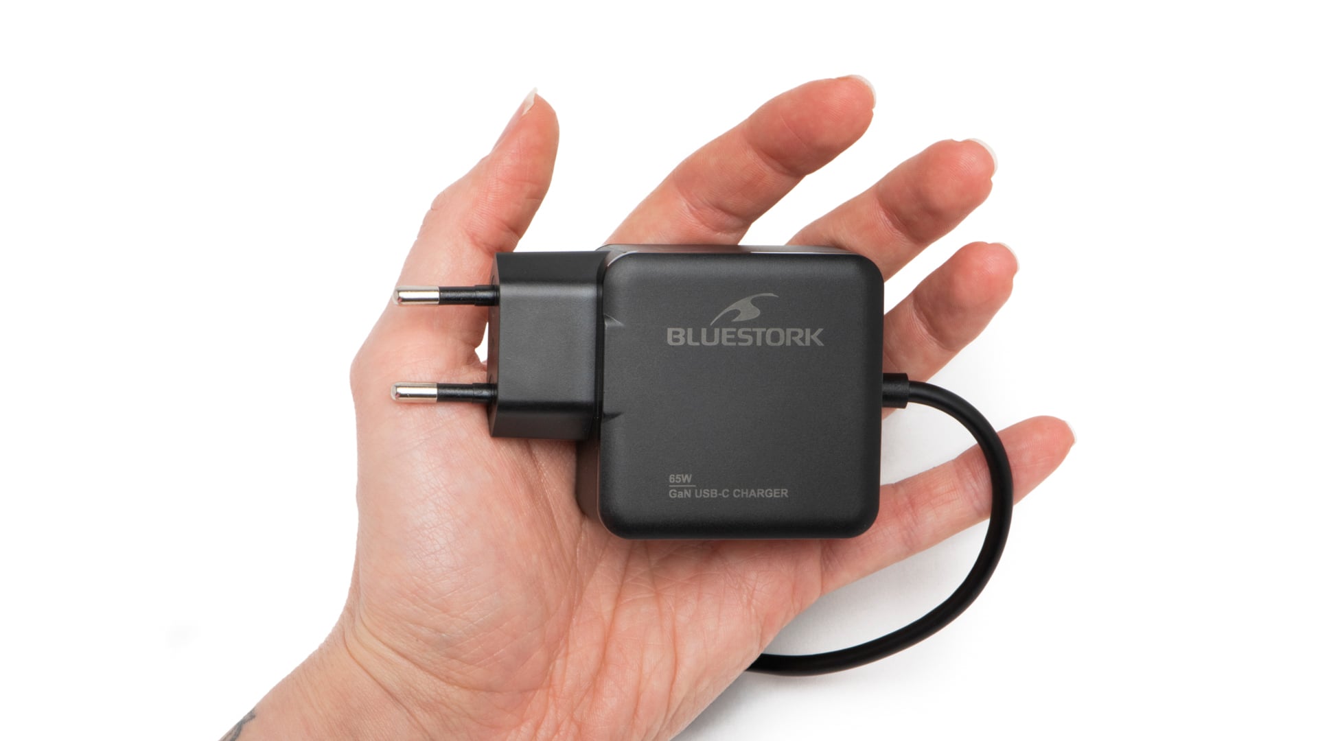 Bluestork Chargeur GaN/Power Delivery USB-C - 65W - 1,5m - Noir (PW-BS-65-GAN-C/2) - Achat / Vente Chargeur sur Cybertek.fr - 4