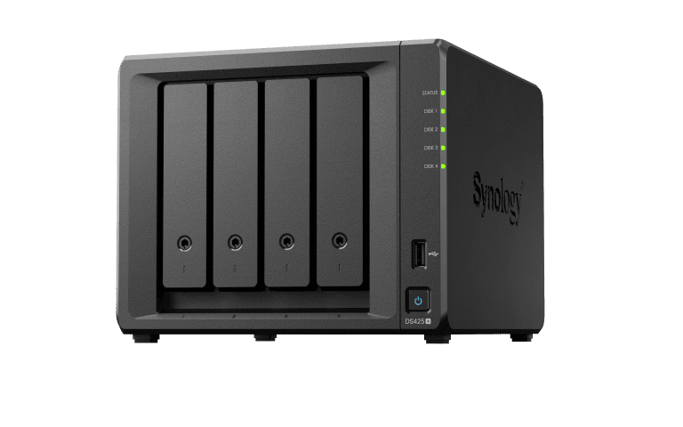 Serveur NAS Synology DS425+ - 4 Baies (compatible disques tiers) Cybertek