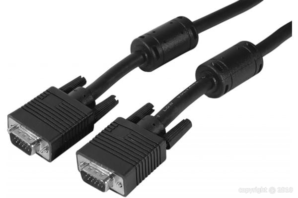 Câble SVGA mâle - mâle blindé - 15m - Connectique TV/Hifi/Video - 0