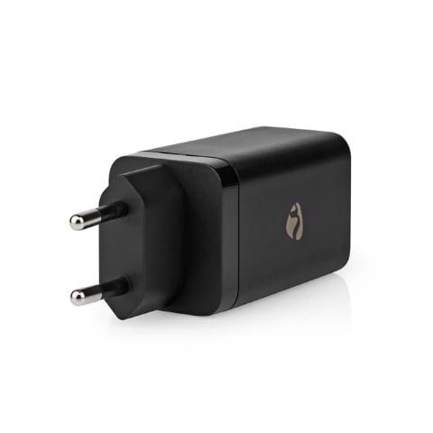 Nedis Chargeur GaN Power Delivery 65W - 3 ports - Noir (WCGPD65W100BK) - Achat / Vente Chargeur sur Cybertek.fr - 0