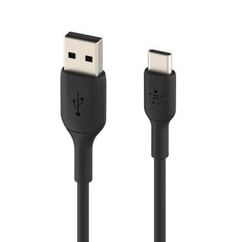 USB-A to USB-C Cable 1M Black - Connectique PC - Cybertek.fr - 3