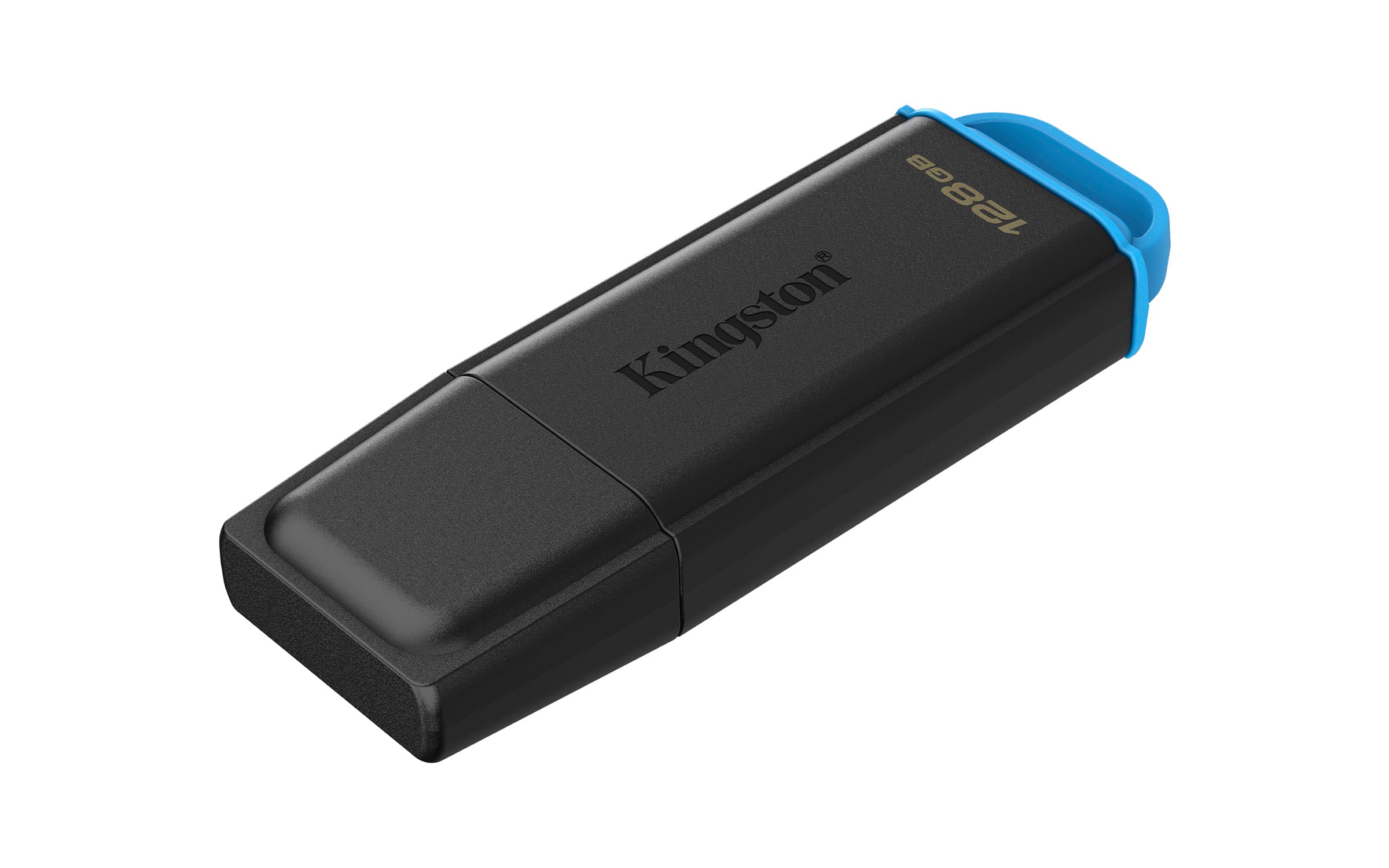 Kingston - USB 3.2 Gen1 128GB Black/Blue - Clé USB Kingston - 0
