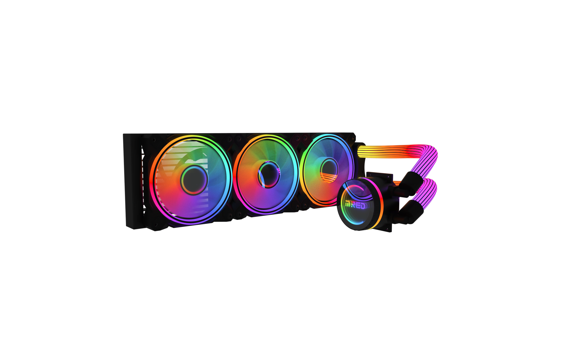 M.RED AIO 360mm ARGB - Infinite Advanced 360-Seconde Vie-Parfait Etat - Watercooling - 0