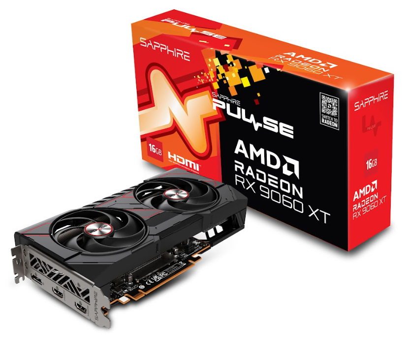 Sapphire Pulse Radeon RX 9060 XT GAMING OC 16GB-Seconde Vie-Etat Satisfaisant - Carte graphique - 0