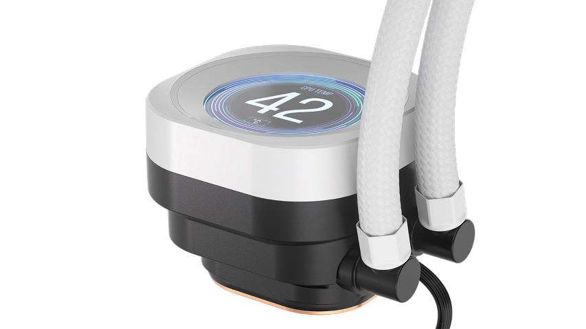 Corsair NAUTILUS 240 RS LCD - 240mm - Blanc - Watercooling - 5
