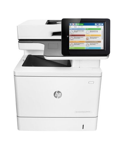 Imprimante multifonction HP Color LaserJet Enterprise MFP M577dn - Blanc - 0