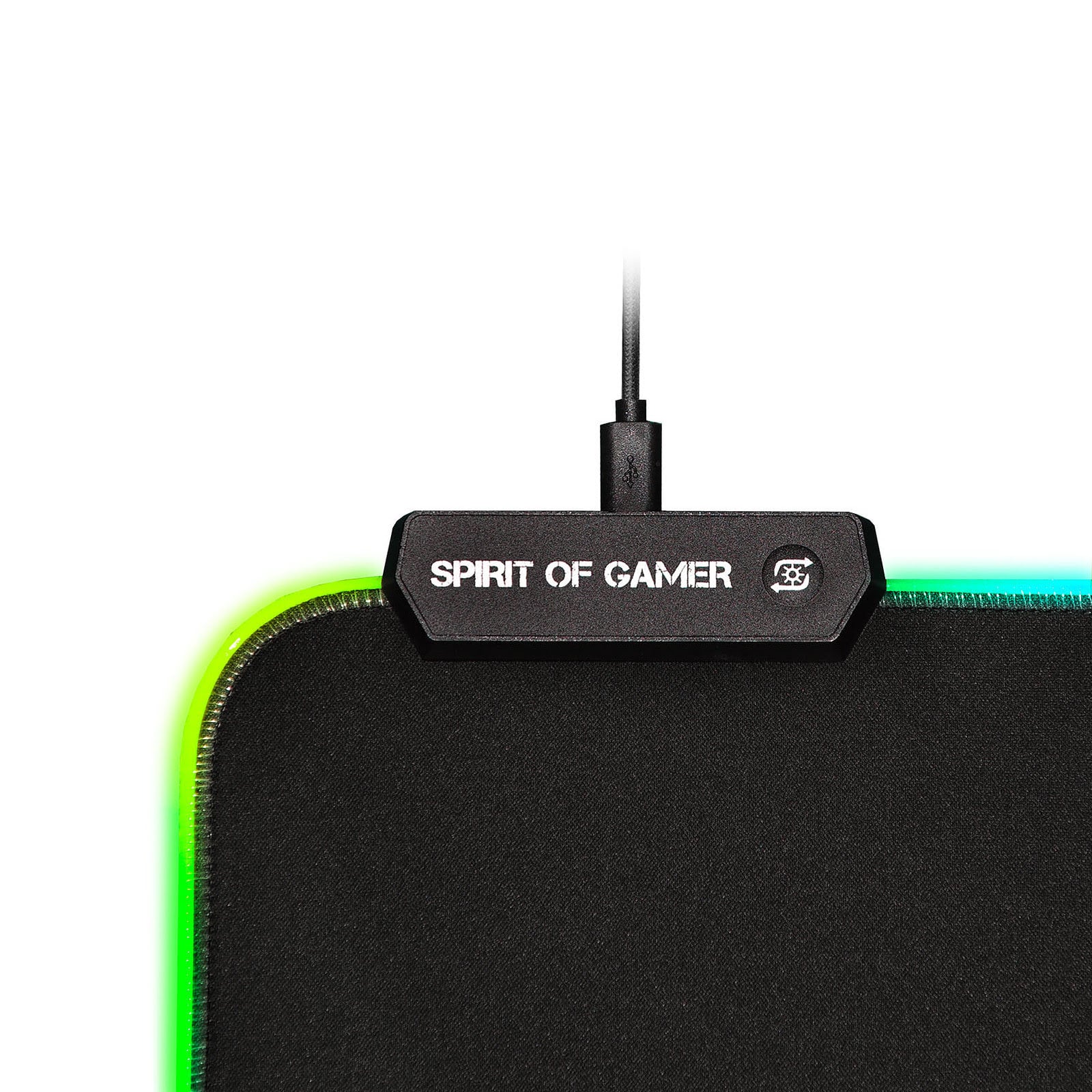 Spirit Of Gamer Skull - XXL/RGB/Noir - Tapis de souris - 1