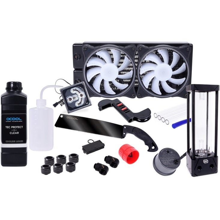 Alphacool Kit Watercooling complet  -  Hurrican 240mm XT45 (1022069) - Achat / Vente Accessoires watercooling sur Cybertek.fr - 0