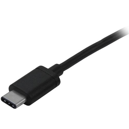 Câble USB-C 2.0 mâle/mâle - 2m - Noir - Connectique PC - 1