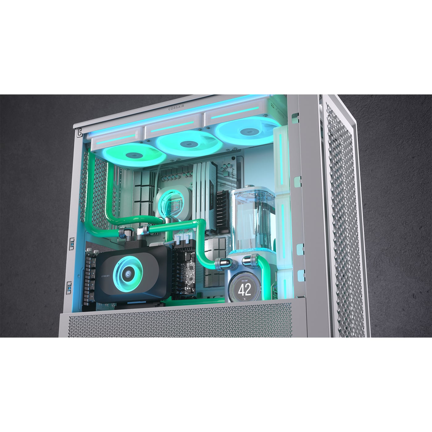 Corsair iCUE LINK XD6 RGB ELITE LCD - Blanc (CX-9040016-WW) - Achat / Vente Accessoires watercooling sur Cybertek.fr - 9