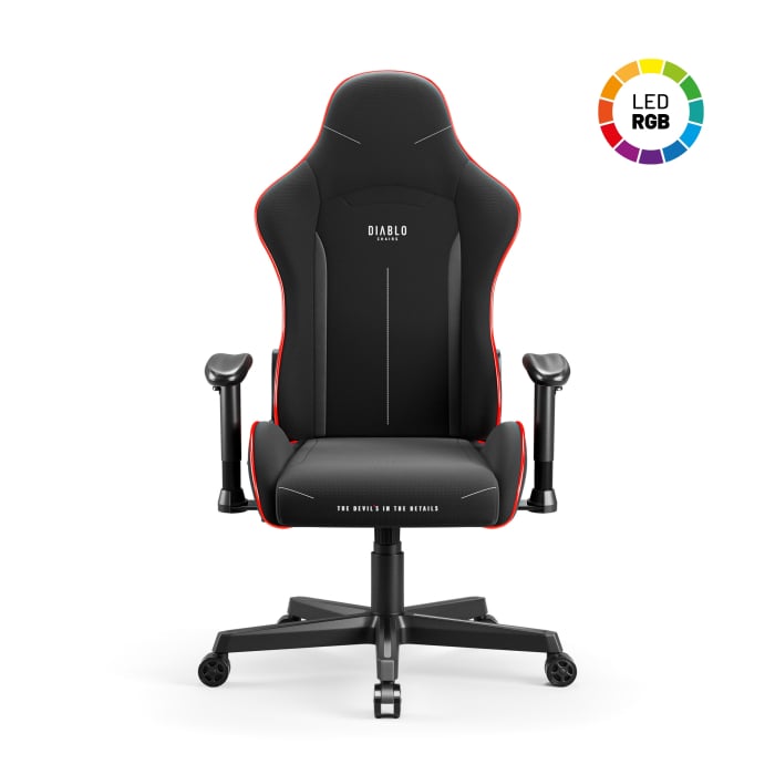 Diablo Chairs X-Starter LED Noir - Siège PC - Cybertek.fr - 0